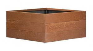 Modulaire Bloembak Corten 42cm Hoog, Stel Zelf Uw Bloembak Samen! A. van Elk BV